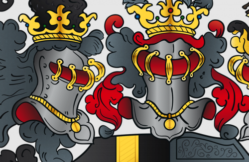 Vektorisiertes Wappen: Detail 1