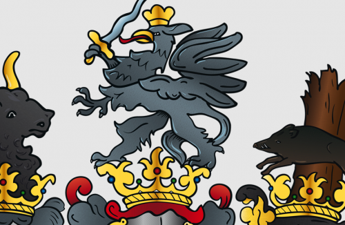 Digitalisiertes Wappen: Detail 2